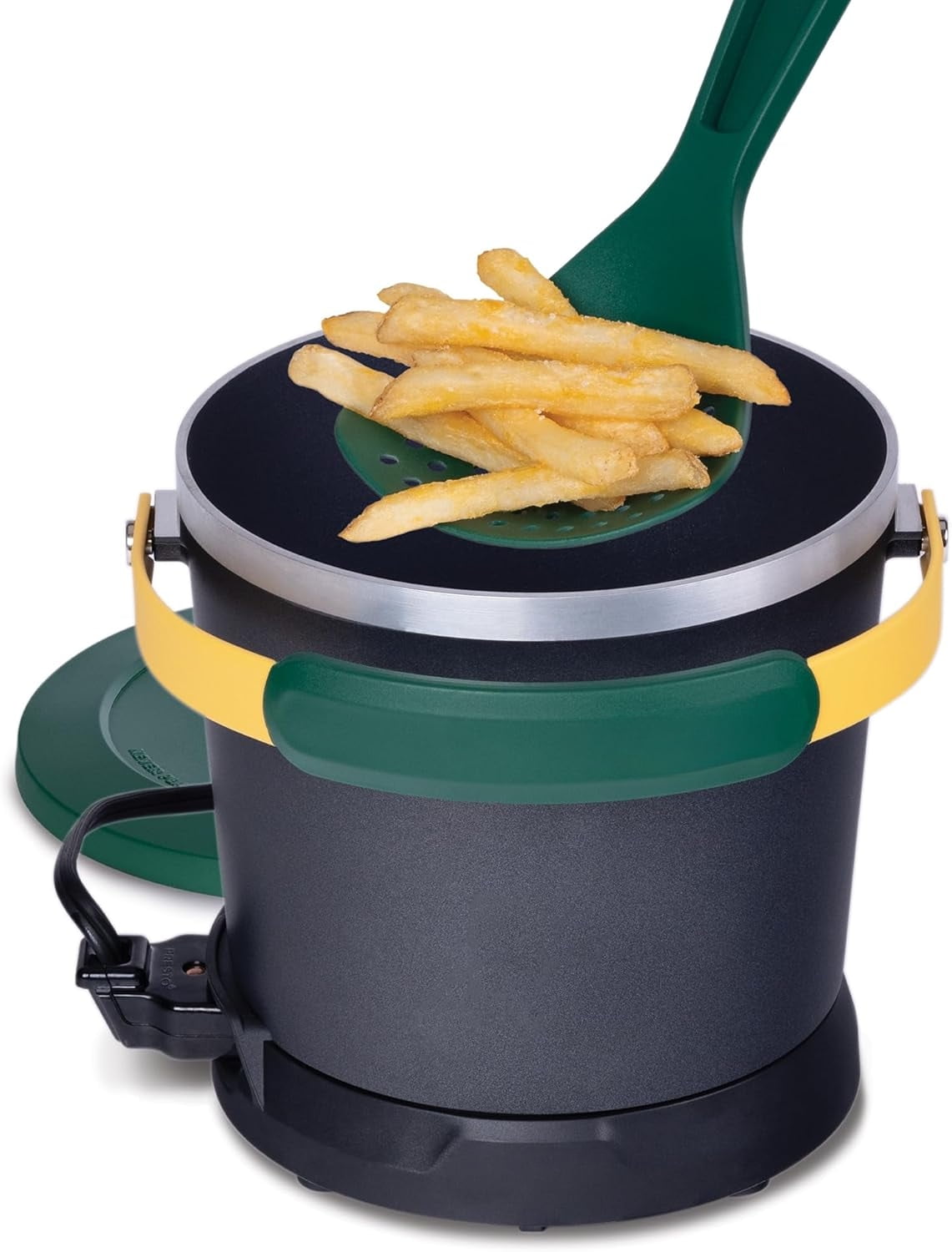Presto Electric Gran Pappy Deep Fryer with Oil Storage, 1500