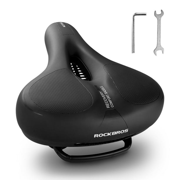Asiento de bicicleta ROCKBROS Comfort, impermeable, para hombre y mujer
