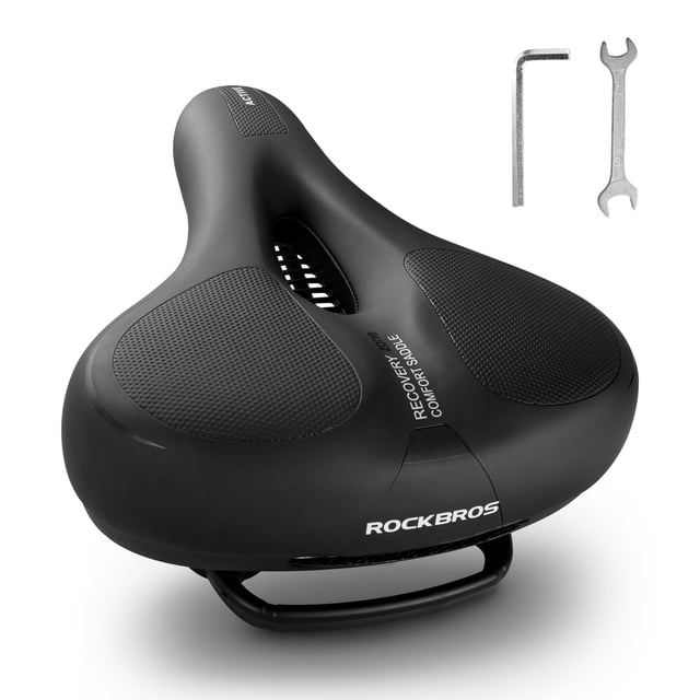 Asiento de bicicleta ROCKBROS Comfort, impermeable, para hombre y mujer