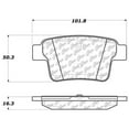 thumbnail image 3 of Centric Parts 300.10710 Semi Metallic Brake Pad with Shim, 3 of 5