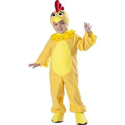 incharacter costumes baby's sprout tv star chica chicken costume, yellow,