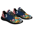 thumbnail image 6 of Spring in South Carolina Native Bird and Blooming Flowers Shoes Sneakers Black Size 8, 6 of 7