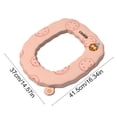 thumbnail image 3 of Cojín de asiento de inodoro Eva con asa | Funda acolchada suave y gruesa para inodoros UVO o cuadrados | Almohadilla antideslizante y lavable para baño, ideal para uso doméstico., 3 of 6