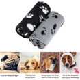 thumbnail image 5 of Mantas para cachorros, manta para perros y gatos con estampados de patas, cojín para mascotas, manta suave de lana para perros y gatos, cachorro, 5 of 5