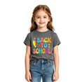 thumbnail image 3 of WERYOUNG Girls Back To School T Shirt Short Sleeve Crewneck Letter Prints T-Shirts Kids Lightweight Knit Tees First Day Of School Shirt Comfortable Tops 4-5 Years, 3 of 3