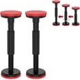 thumbnail image 1 of Woeilo Telescopic Suort Rod, Telescopic Quick Suort Rod, Adjustable 18-45 Cm Third Hand Suort System, Non-Slip High Hardness Nylon Universal Suort Rod, for Plasterboard Drywall (2 pc-Red) 2 Pc-red, 1 of 5