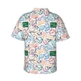 thumbnail image 3 of Daiia Back To School Hawaiian Shirt for Men Gentle Cotton Regular Short Sleeve Casual-X-Large, 3 of 9