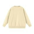 thumbnail image 6 of Womens Oversized Sweaters Ribbed Knit Details Soft Knit Pullover Long Sleeve Tops Casual Fall Crewneck Sweatshirts (XL, Yellow), 6 of 7