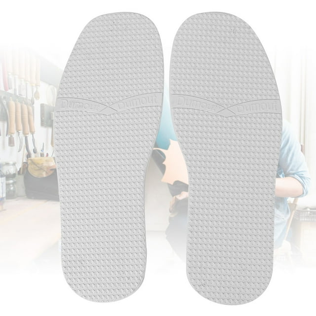 Accesorio para zapatos un par de suela antideslizante de cuero resistente al desgaste