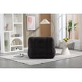 thumbnail image 3 of Modern Soft Memory Foam Bean Bag Chair with Ottoman, for Adults and Children, 3 of 22