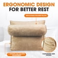 thumbnail image 5 of Cheer Collection Wedge Pillow with Detachable Bolster & Backrest, 5 of 5