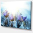 thumbnail image 2 of Blooming Blue Spring Flowers - Floral Canvas Art Print, 2 of 3