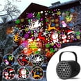 thumbnail image 2 of 16-Pattern USB Christmas Projector Light, Christmas Snowflake Projector Lights Outdoor/Indoor Decorations for Living Room, Holiday Projectors for Xmas Party, 2 of 9