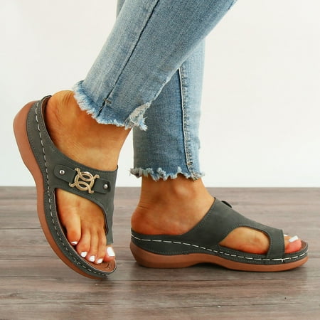 

Vedolay Platform Sandals Wedge Sandals for Women Dressy Summer Bohemian Platform Casual Sandals Khaki 7