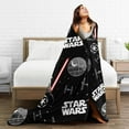 thumbnail image 6 of Ultra-Soft Micro Fleece Warm Darth Vader Blanket Throw Fluffy Fleece Blanket Decorative Quilt Four Seasons Lightweight For Couch Sofa Travel Camping Office 80"X60", 6 of 7