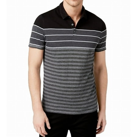 alfani charcoal polo striped sleeve mens short shirt dialog displays option button additional opens zoom