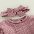 thumbnail image 4 of Barboteuse pour Bébé Manches Longues Justaucorps Tricoté Automne Hiver Hauts Chauds, 4 of 6