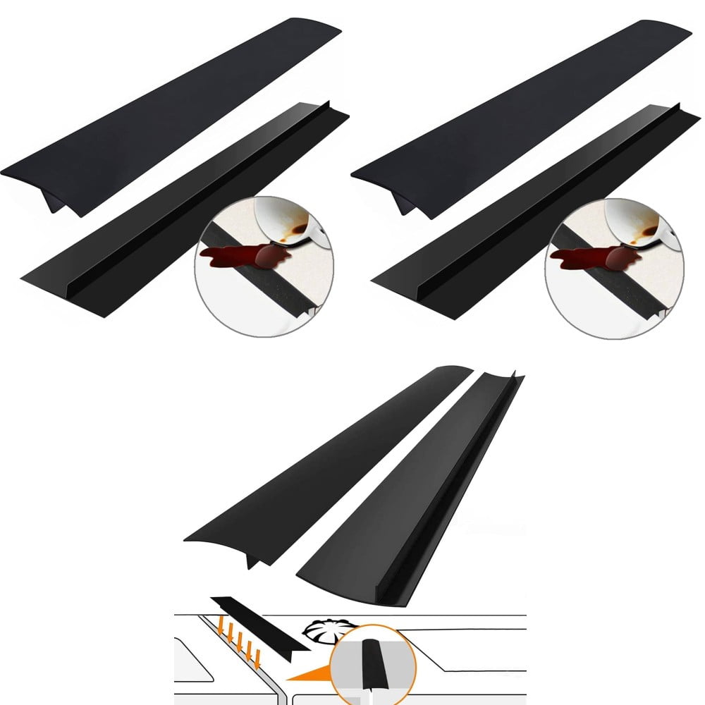 Happon Silicone Stove Gap Covers, 6 Pack Heat Resistant Silicone Stove Counter Guard Gap