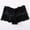 A166 Black, variant on Lace Shorts Boyshorts for Women Slim Fit Underwear Mid Rise Scalloped Trim Pattern Stretchy Breathable Lounge Sleepwear Intimates