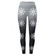 thumbnail image 4 of MKLEKYY Leggings navideños con estampado de copos de nieve para mujer, pantalones de yoga para fitness y deportes., 4 of 4