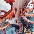 thumbnail image 4 of GZHJMY 1000 Pieces Fantasy Red Octopus Jigsaw Puzzle, Zigsaw with Storage Bag and Reference Picture, Puzzle for Adults, Fun Challenging Brain Exercise Family Game Creative Gift for Friends Parents, 4 of 7