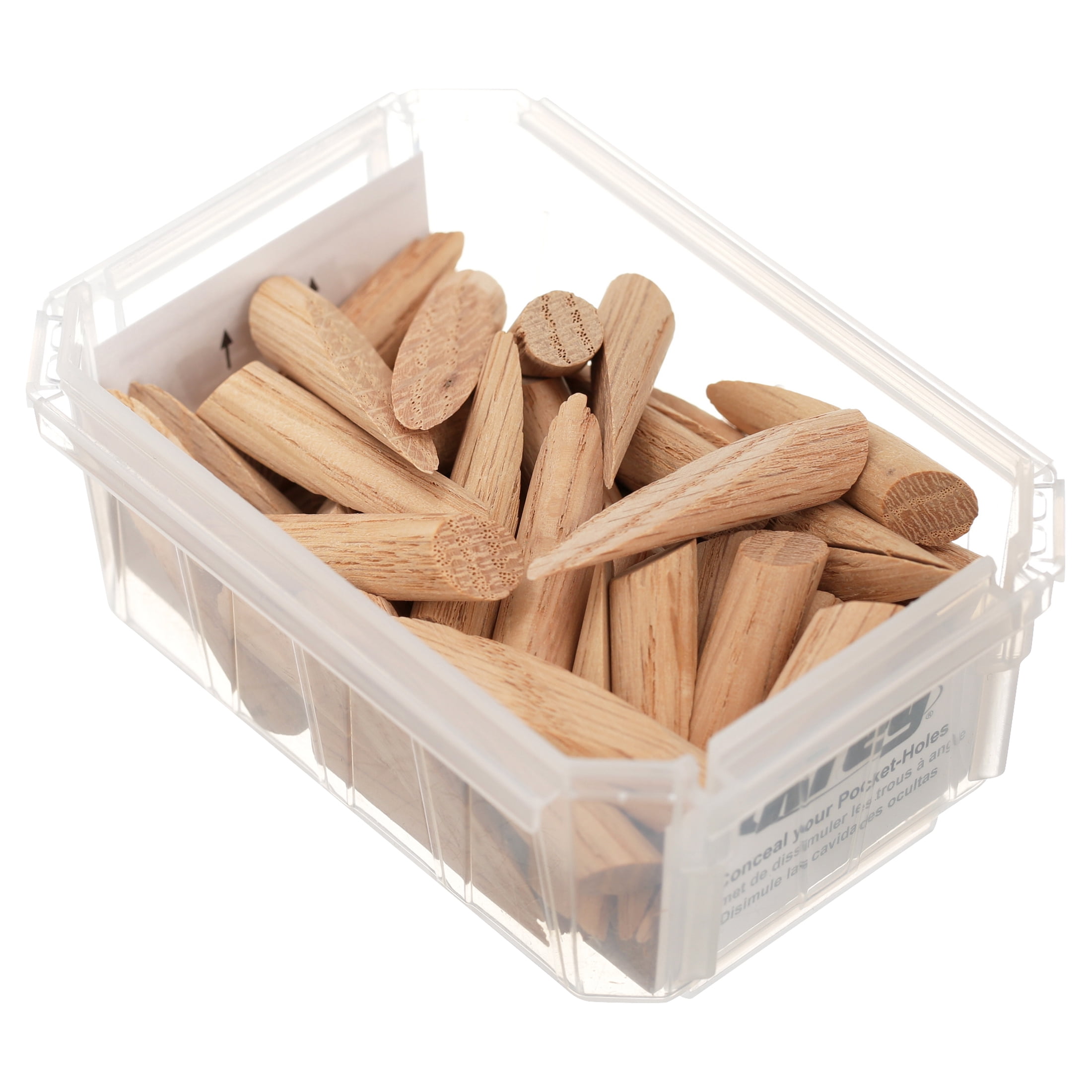 Kreg Oak Wood Plugs, 1-1/2 in., Brown, 50pk, Solid-Wood Pocket