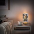 thumbnail image 6 of Cartoon Transparent Jellyfish Table Lamp with USB Port LED Warm Light Lamp Night Light Home Decor, 6 of 7
