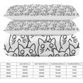thumbnail image 2 of HAHDAXIA Cat Repeat Bedding Solid Comforter Set for All Seasons,3 Pieces(1 Comforter+2 Pillowcases),Soft Microfiber Bedding Set Queen(90"x90"), 2 of 7