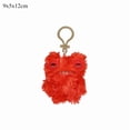 thumbnail image 3 of Keychain Crochet Animals Keychain,Funny Ugly Monster,Collectible（Keychain - Ba Chi Guai (red), 3 of 3