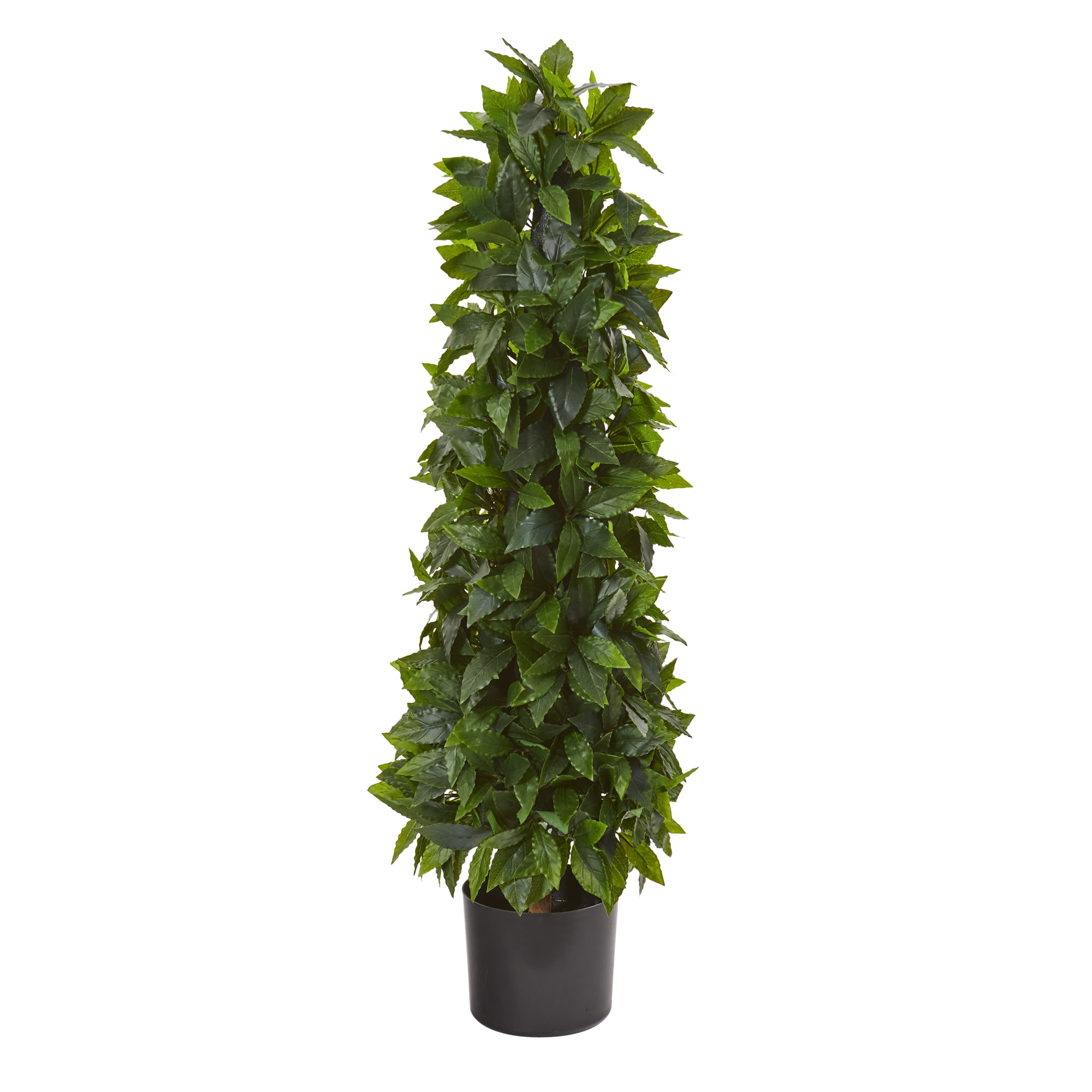 Nearly Natural 3ft. Sweet Bay Cone Topiary Artificial Tree, Green