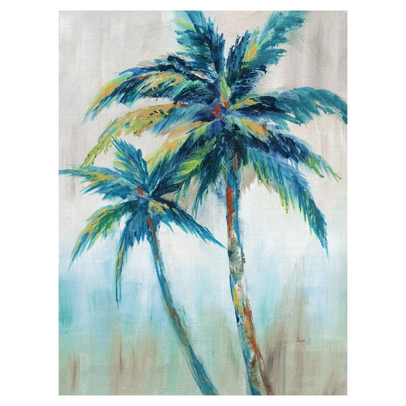 Masterpiece Art Gallery Palm Tree Breeze II by Nan Canvas Art 30" x 40"