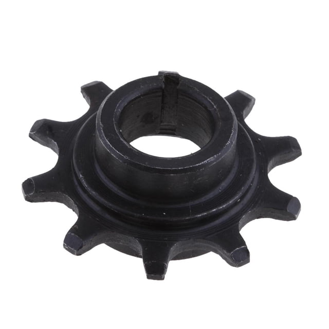 1 Unid de Piñón Delantero 10T Reemplazable Bicicleta Motorizada Duradero Negro Baoblaze Piñón delantero de 10 dientes
