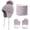 Gray, variant on Chenyin Kids Toddler Hat Scarf Gloves 3PCS Set Padded Scarf Fall Winter Woolen Hat Boys Girls Gloves Warm Outfit 1-6 Years