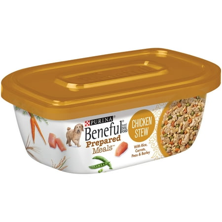 Purina Beneful Prepared Meals Chicken Stew Dog Food 10 oz. Plastic Tub