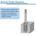thumbnail image 4 of Uxcell Spiral Flute Thread Tap M20 x 2.5 Metric Machine Taps HSS6542 Uncoated, 4 of 6