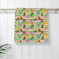 thumbnail image 5 of Pofeuu Multicolored Tropical Print Hand Towel 27.5" x 16" Soft Absorbent Towel for Bathroom SPA Gym Hotel, 5 of 6