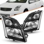 For 2007 2008 2009 Nissan Sentra Headlights Assembly Headlamps Left+Right