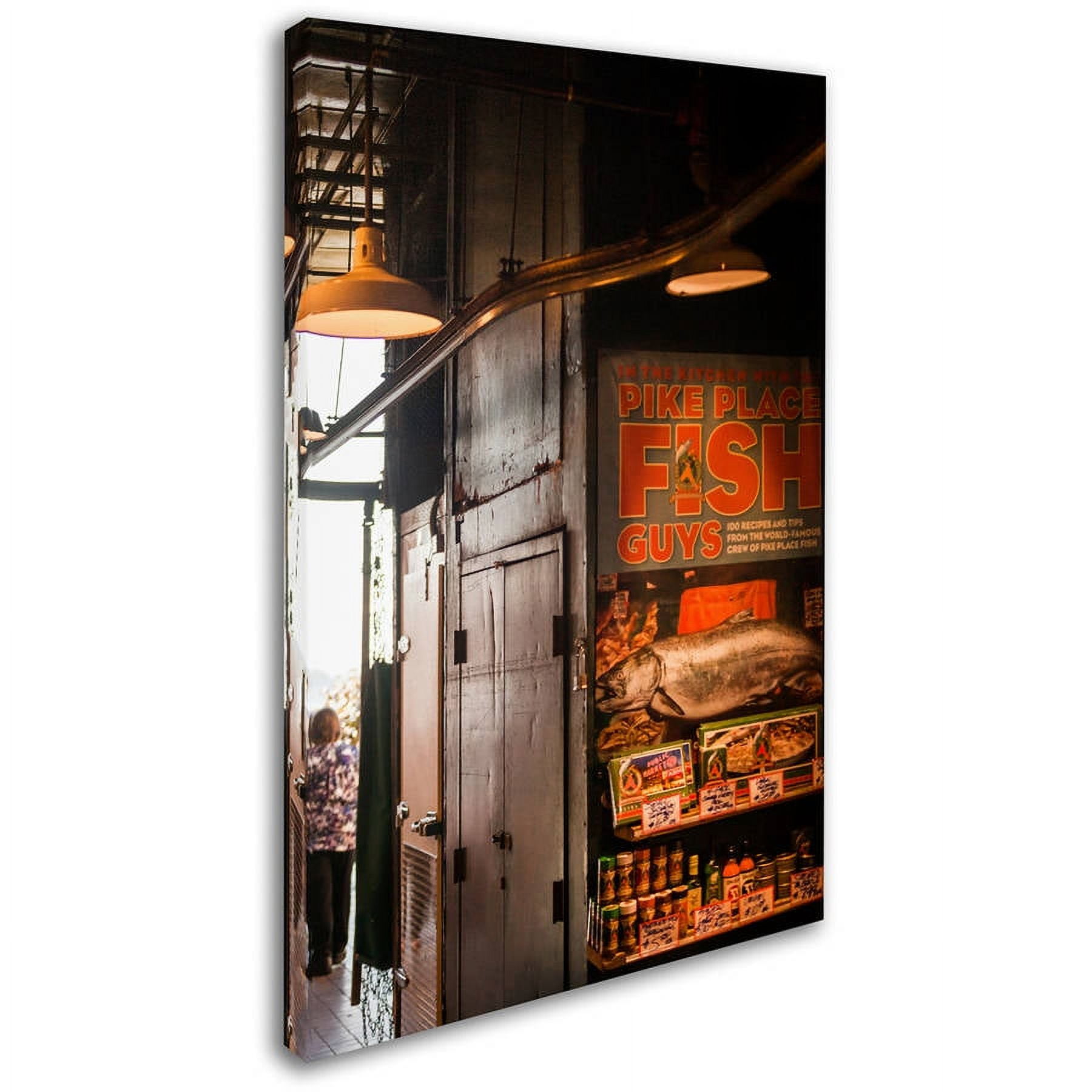 Trademark Fine Art Yale Gurney Pike Place Fish Guys Canvas Wall Art - 30x47