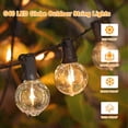 thumbnail image 2 of Luces de Cuerda para Exterior Bosceos 61m Impermeables con 103 Bombillas LED, 2 of 7