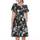 thumbnail image 1 of Balery Seamless Pattern With Skulls Vestidos sueltos de manga corta para mujer, vestidos de verano 2025, vestidos casuales de corte A con vuelo., 1 of 6