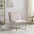 thumbnail image 4 of Kelvin Upholstered Accent Chair (Sherpa), 4 of 19
