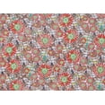 thumbnail image 2 of Zelouf Pinwheel Garden On Lawn  , Sewing, DIY, Crafts Fabric by the Yard, 284 Tan/coral, 7 Yard, 2 of 2