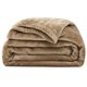thumbnail image 1 of Deconovo Manta de cama Twin-XL, suave y ligera, marrón, 152 cm de ancho x 203 cm de largo, manta de forro polar, suave y acogedora, microfibra de lujo, 1 of 7