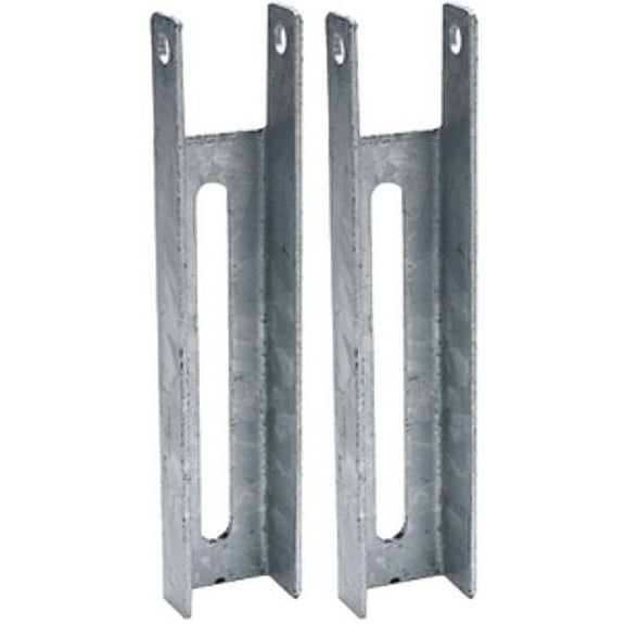 2 Pack 8 Inch Boat Trailer Hot Dipped Galvanized Adjustable Bunk Board Brackets