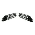thumbnail image 3 of NS Front Bumper Honeycomb Fog Light Grille Cover for Audi A6 C7 Sedan 2012-15 Black, 3 of 7