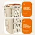 Christmas Clearance Folding Dirty Clothes Basket Household Large