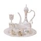 thumbnail image 5 of Juego de café turco BLESIY vintage 6 tazas de metal y bandeja decoración de fiesta de té, 5 of 8