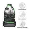 thumbnail image 4 of Picia Rock Guitar Guinea Pig Print Waterproof Sweating Car Seat Cover for Post Gym Workout, Running, Beach and Hiking, Universal Fit Anti-Slip Bucket Seat Protector, 4 of 5