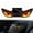 Style-d, variant on Solar Demon Eye LED Car Window Light, Wireless No Drill Solar and USB Powered Devil Eyes Warning Lights for Cars Windshield Rear Window, Waterproof Eyes Animated for Suvs Trucks Vans