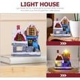 thumbnail image 3 of Miangastore Éclairage en Résine de Maison de Noël Éclairée pour Décoration de la Maison et Ornement de Table 1 Pcs, 3 of 9
